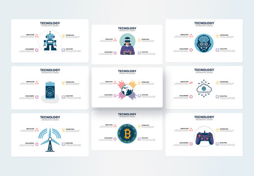 Technology Security Infographic Design Layout