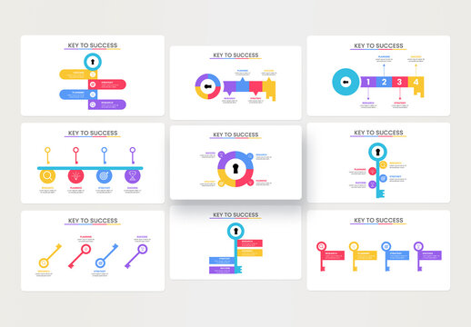 Key To Success Business Infographic Template