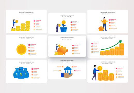 Investment Infographic Template Set