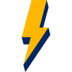 Retro Lightning Bolt Element