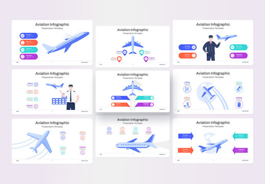 Aviation Infographic Template