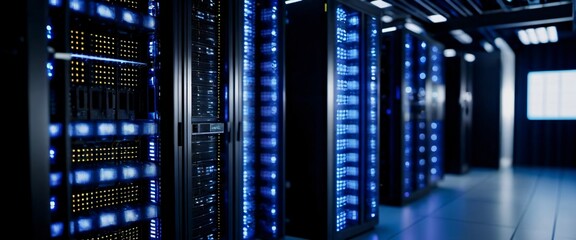 Obraz premium Cooling data center technology Cooling Solutions for Data Center