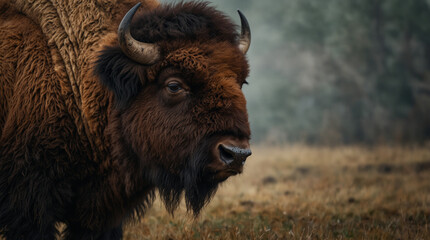 "In the Wilderness: Capturing the Majesty of Bison in Their Natural Habitat"