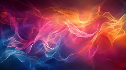 Obraz premium Abstract Colorful Smoke