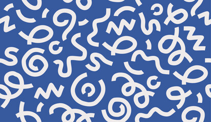 Abstract background with hand drawn pattern design