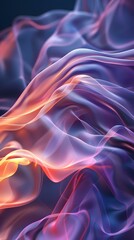 Fototapeta premium Colorful 3D rendered waves