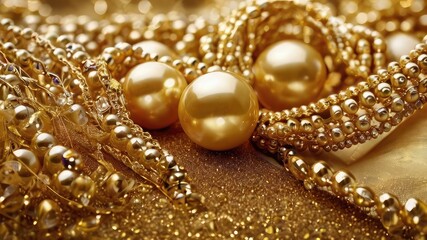 golden christmas balls