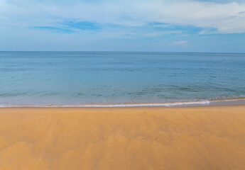 Top view beach sea space area nature and travel background in summer season