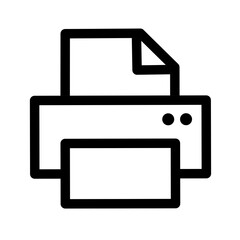 printer icon vector with simple design.fax icon