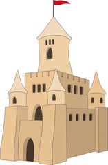 Fototapeta premium sandcastle