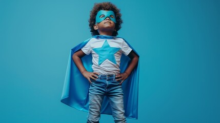 The Boy in Superhero Costume