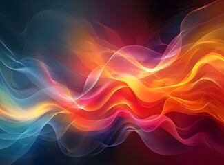 Obraz premium Colorful Flames