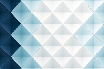 Obraz premium Modern abstract blue geometric background with gradient pattern and symmetric triangular shapes, perfect for wallpaper design, digital backdrop, and contemporary art