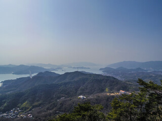 【広島県】向島・高見山展望台からの風景
