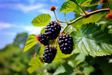 thorn less-blackberry-tree