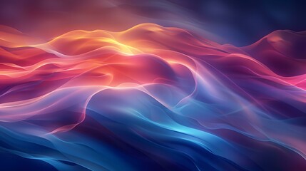 Obraz premium Wavy Gradient