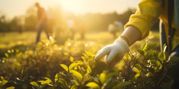 Engage in community service through volunteering or charitable donations. Concept Community Service, Volunteering, Charitable Donations