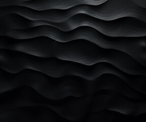 black background curve and wave dark shadow texture with luxury style, vintage wallpaper, classic style, GenerativeAI