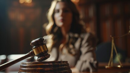 The Gavel in Focus at Court