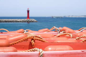 View of the buoy on the ship