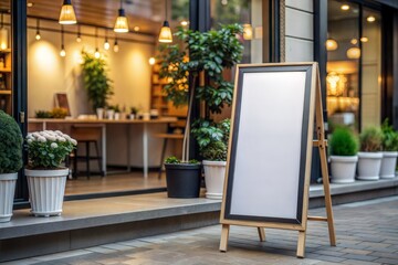 menu board in front of shop
