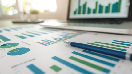 The business chart analysis
