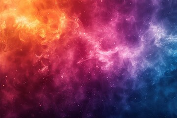 A pastel nebula-like background with a flowing smoke pattern in radiant colors