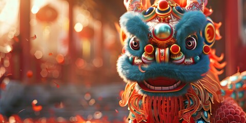 Fototapeta premium Lion Dance