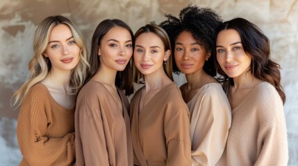 Obraz premium A Group of Happy Women