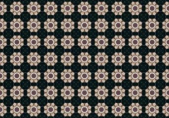 Seamless Geometric Background Textile Template Wallpaper Visual Cloth Interior Texture Fabric Graphic Art Fashion Design Symmetric Tile Digital Pattern.