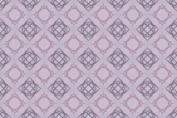 Fototapeta premium Seamless Geometric Background Textile Template Wallpaper Visual Cloth Interior Texture Fabric Graphic Art Fashion Design Symmetric Tile Digital Pattern.