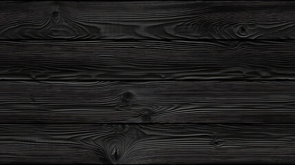 Black wood background, black pine plank
