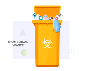 Biomedical Waste Management - Stock Illustration