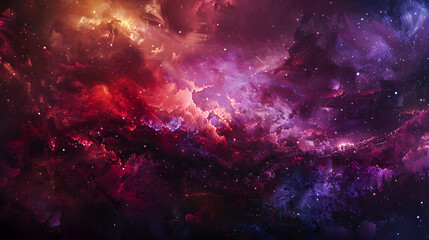 Fototapeta premium Space Nebula Background Theme