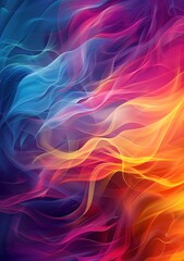 Obraz premium Colorful Flames