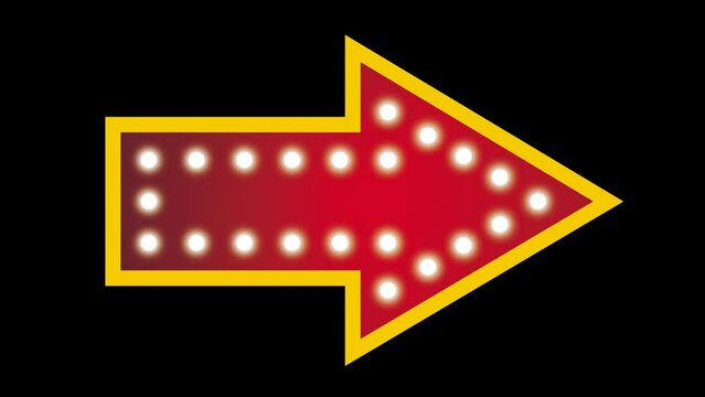 FLECHE ANIMEE LUMINEUSE