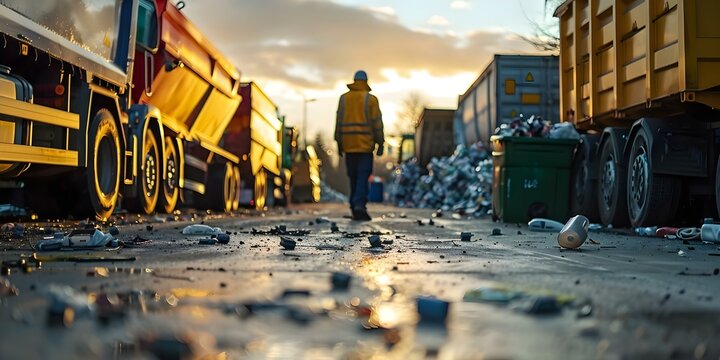 Managing and collecting various types of bulk waste and rubbish efficiently. Concept Waste Collection, Bulk Rubbish, Recycling Programs, Waste Management, Sustainable Practices