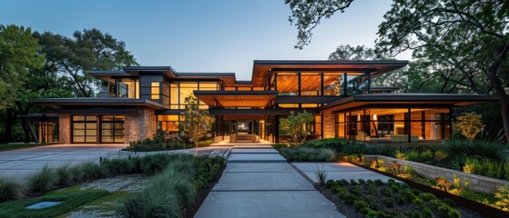 Fototapeta premium An architect strives to merge aesthetic vision with sustainable practices, navigating the complexities of client expectations and environmental consciousness.