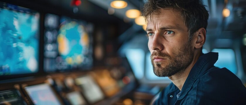 A maritime engineer designs ships with minimal ecological impact