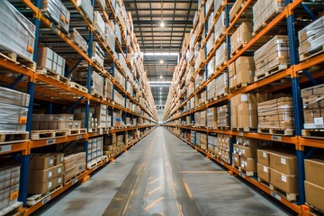 Illustration of Leveraging big data and analytics to enhance supply chain efficiency and resilience. Ai Generate.