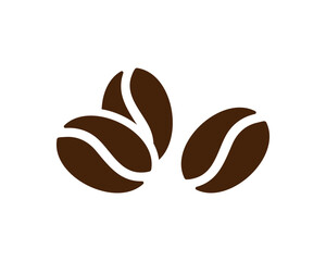 Obraz premium Coffee bean icon. High quality brown icon.