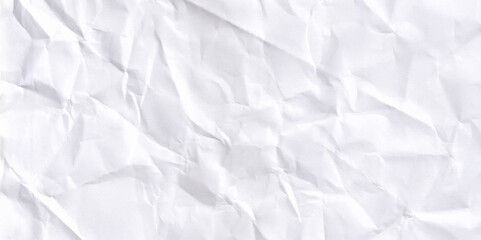 White background and wallpaper by crumpled paper texture and free space.