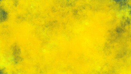 Yellow orange background texture with distressed vintage grunge and watercolor paint.