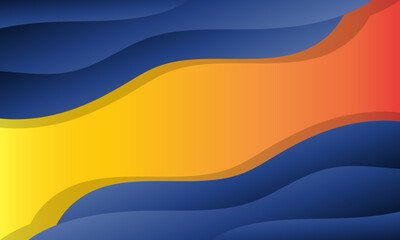 Gradient wave background design