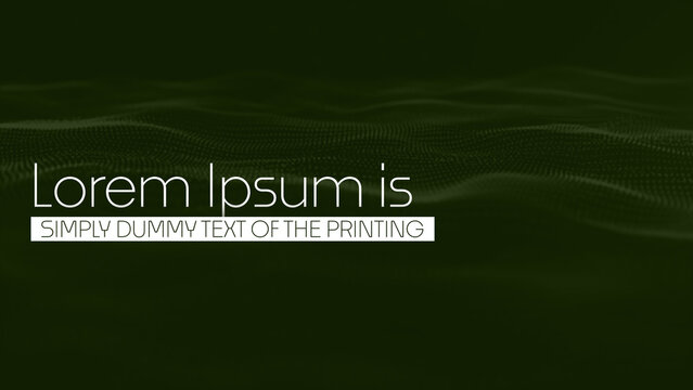 Typography Animation with Text Written Left to Right