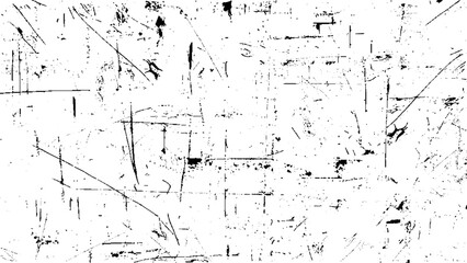 Grunge background texture. Vintage scratches texture. Scratches on white background. Vector template.