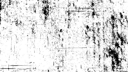 Grunge background texture. Vintage scratches texture. Abstract background. Monochrome texture. Image includes a effect the black and white tones. Vector template.