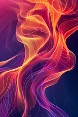 Obraz premium Chic abstract geometric backdrop with dynamic lines on a gradient, ideal for text, logos, and graphics.