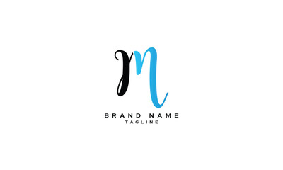 RNM, RMN, NRM, NMR, MNR, MRN, RN, NR, RM, MR, Abstract initial monogram letter alphabet logo design