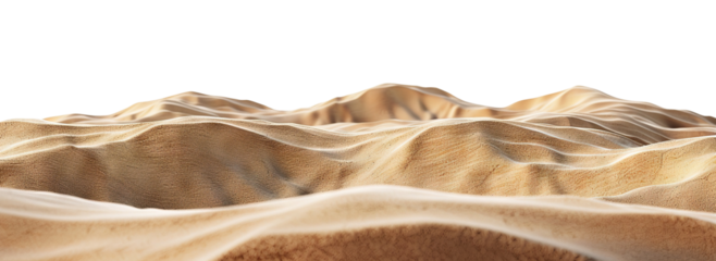 Beach or desert sand cut out